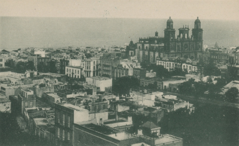 LA CATEDRAL Y VEGUETA DESDE EL RISCO