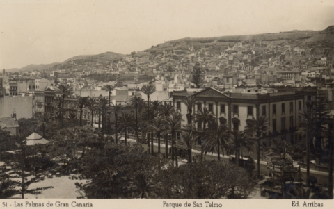 PARQUE DE SAN TELMO DESDE EL HOTEL PARQUE
