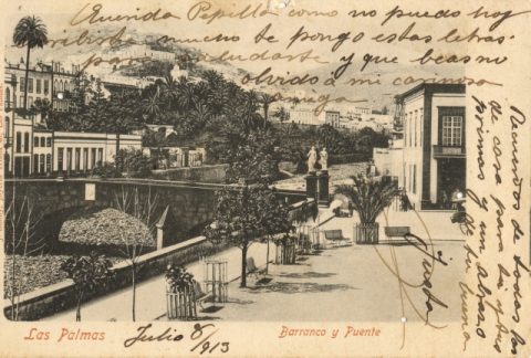 GUINIGUADA, PUENTE DE PIEDRA, PLAZUELA Y CALLE FUENTE