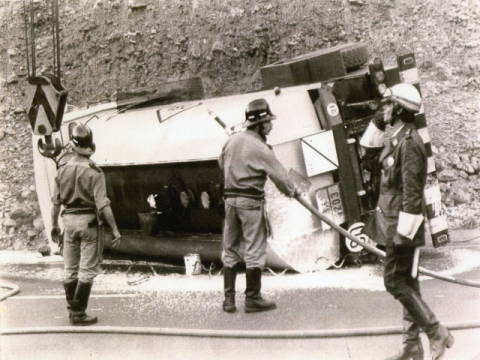 ACCIDENTE EN EL BARRANCO DE MATA