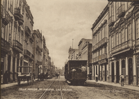 CALLE MAYOR DE TRIANA. TRANVÍA