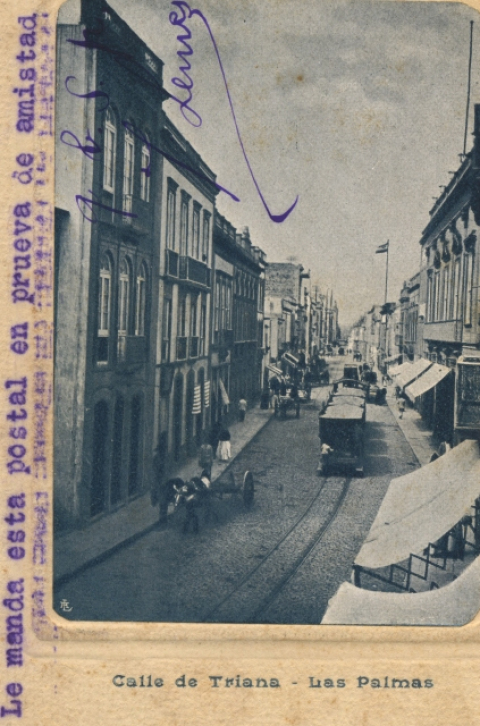 CALLE TRIANA DESDE EL CALLEJÓN LOSERO MIRANDO AL NORTE