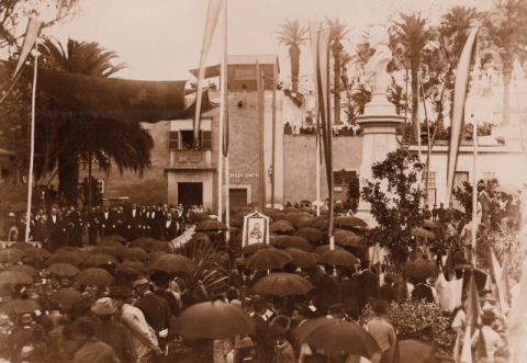 INAUGURACIÓN DEL MONUMENTO A COLÓN