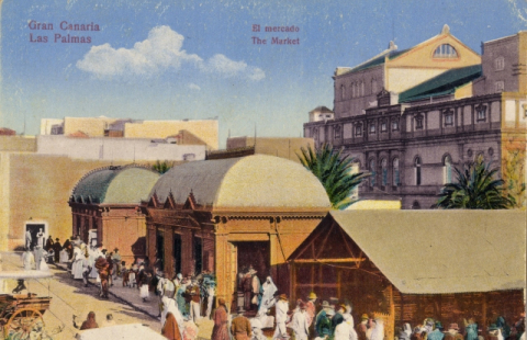 PUENTE DE PIEDRA, TEATRO, TINGLADOS Y MERCADO