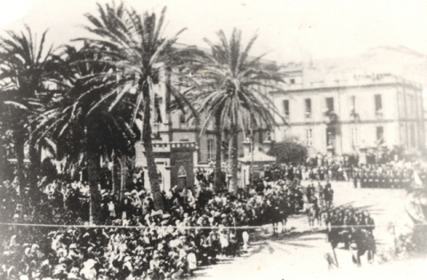 RECIBIMIENTO A ALFONSO XIII