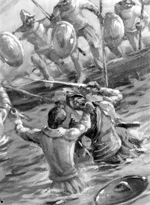 COMBATES EN LA PLAYA