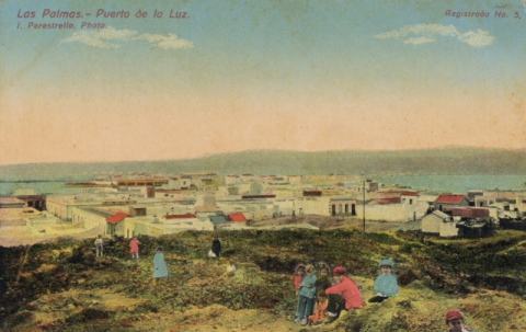 BARRIO DE LA ISLETA DESDE EL CEMENTERIO DE LOS CANARIOS