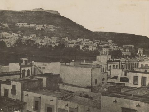 VISTA PARCIAL DE TRIANA. RISCO DE SAN LÁZARO Y CASTILLO DEL REY