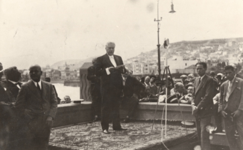 DISCURSO DE JOSÉ BETANCOR ("Angel Guerra") .INAUGURACIÓN DEL MONUMENTO  A GALDÓS