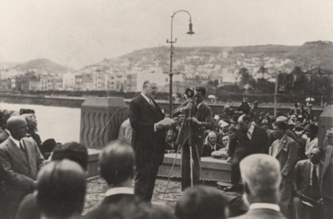 DISCURSO DEL GOBERNADOR CIVIL. INAUGURACIÓN DEL MONUMENTO  A GALDÓS