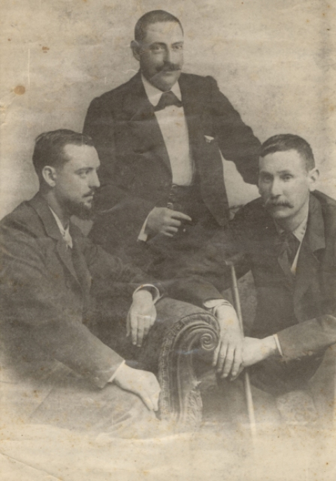 DON BENITO PÉREZ GALDÓS,FRANCISCO NAVARRO Y JOAQUÍN DICENTA