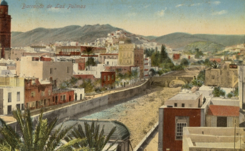 BARRANCO GUINIGUADA, PUENTE Y KIOSKOS