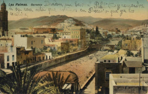 BARRANCO GUINIGUADA, PUENTE Y KIOSKOS