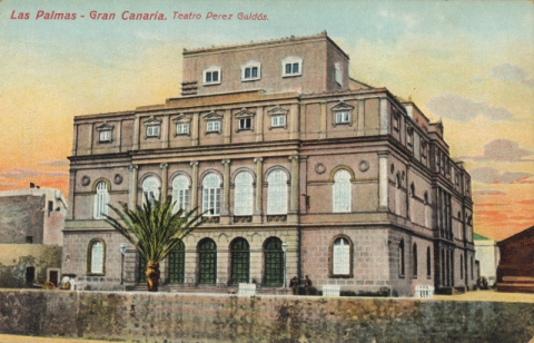 TEATRO PÉREZ GALDÓS Y MURO DE GUINIGUADA