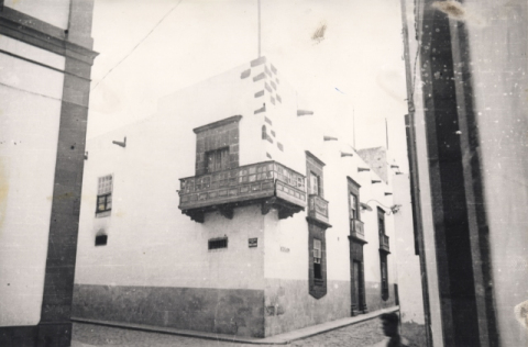 TRASERA DE LA CASA DE COLÓN. PLAZA DE SAN ANTONIO ABAD