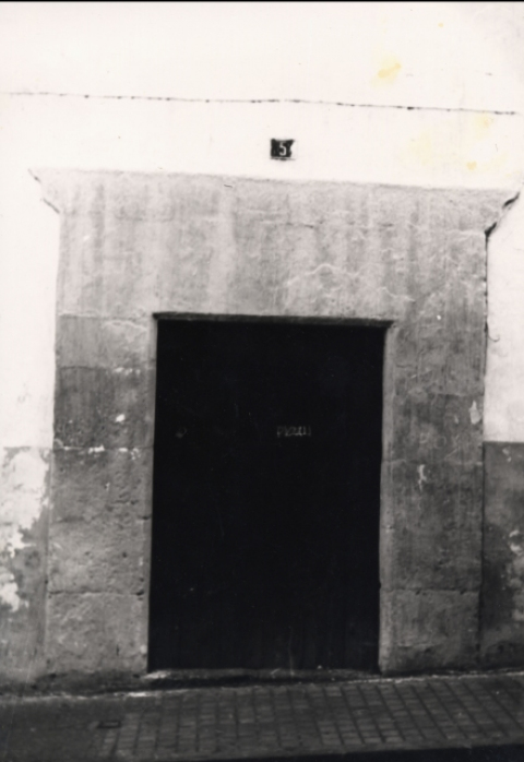 CALLE GARCÍA TELLO. PUERTA DE CANTERÍA