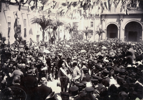 ALFONSO XIII EN SANTA ANA