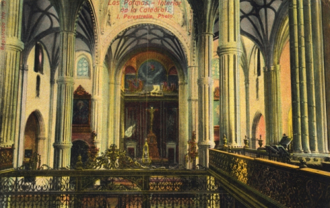 CATEDRAL SANTA ANA, ALTAR MAYOR DESDE EL CORO