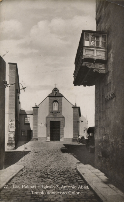 IGLESIA SAN ANTONIO ABAD, TEMPLO DONDE ORÓ COLÓN