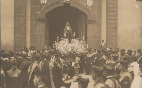 PROCESIÓN DEL VIERNES SANTO, DOLOROSA DE LUJAN, SANTO DOMINGO