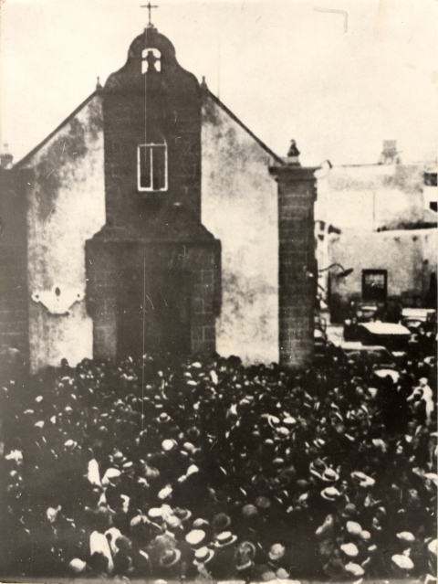 RECIBIMIENTO AL PLUS ULTRA EN LA ERMITA DE SAN ANTONIO ABAD