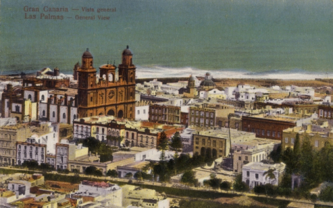 VEGUETA Y CATEDRAL DESDE EL RISCO