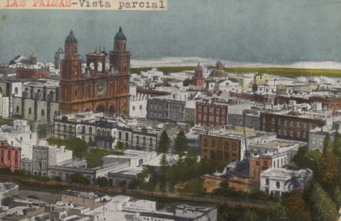 VEGUETA Y CATEDRAL DESDE EL RISCO
