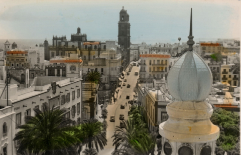 CALLE OBISPO CODINA DESDE EL GABINETE LITERARIO
