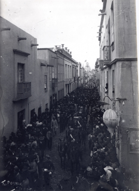 DESFILE MORTUORIO DEL CAPITÁN GENERAL IGNACIO PÉREZ GALDÓS