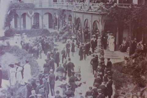 HOTEL SANTA CATALINA, RECEPCIÓN A ALFONSO XIII