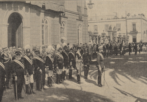 PARADA MILITAR EN HONOR DE ALFONSO XIII