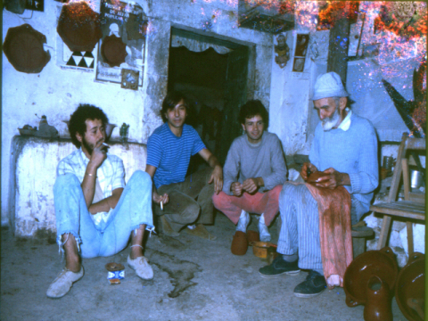 PANCHITO EN SU CASA EN LA ATALAYA DE SANTA BRÍGIDA