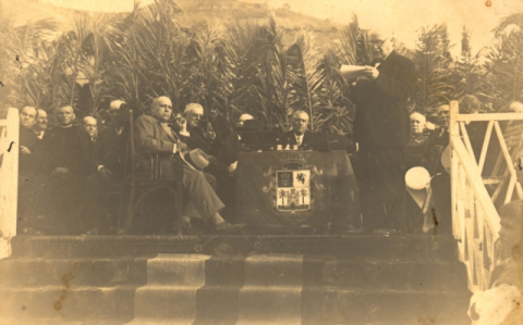 ACTO INAUGURAL,  MONUMENTO A LEÓN Y CASTILLO
