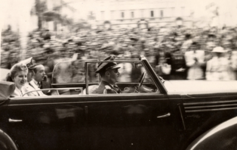 LLEGADA DE EVA DUARTE DE PERÓN.