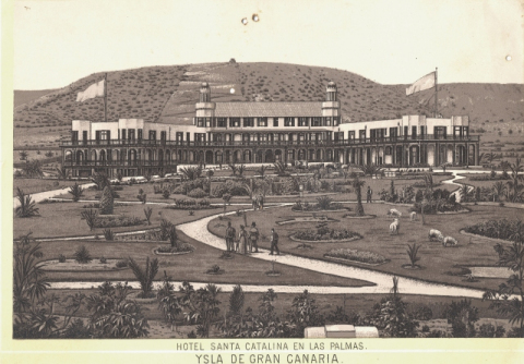 DIBUJO DEL HOTEL SANTA CATALINA