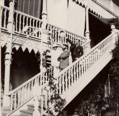 ESCALERAS DEL HOTEL SANTA BRÍGIDA