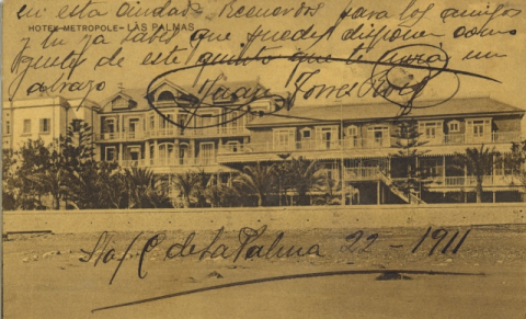 HOTEL METROPOLE, TRASERA Y PLAYA SANTA CATALINA