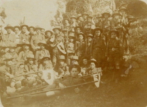 GRUPO DE BOYS SCOUTS EN TAFIRA