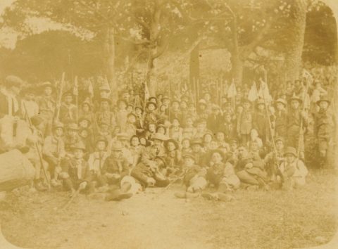 GRUPO DE BOYS SCOUTS EN TAFIRA