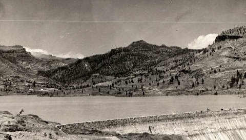 OBRAS DE LA PRESA DE CHIRA