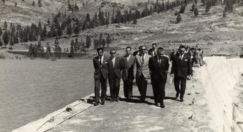 VISITA A LAS OBRAS DE LA PRESA DE CHIRA