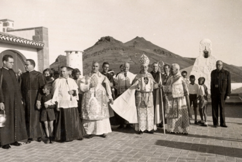 BENDICIÓN ECLESIÁSTICA A LAS INSTALACIONES DEL ALBERGUE DE LA CRUZ DE TEJEDA