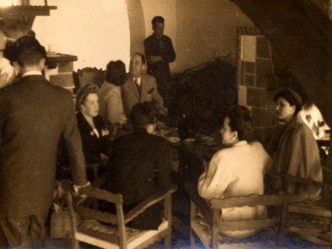 CHARLA DE SOBREMESA EN LA VISITA DE CARRERO BLANCO