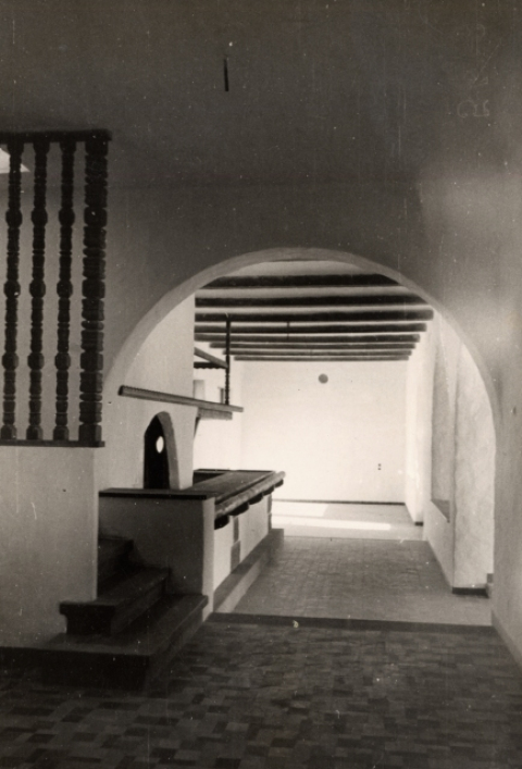 INTERIOR DEL ALBERGUE DE LA CRUZ DE TEJEDA