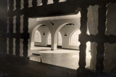 INTERIOR DEL ALBERGUE DE LA CRUZ DE TEJEDA