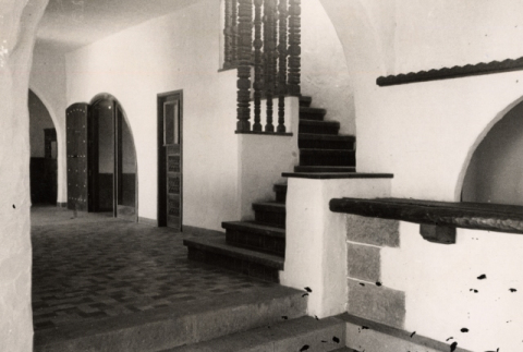 INTERIOR DEL ALBERGUE DE LA CRUZ DE TEJEDA
