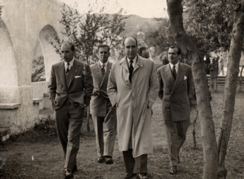 SR. ROMOJARO Y MATIAS VEGA DE VISITA AL PARADOR