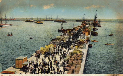 DESEMBARCO DE LAS TROPAS DE LA GUERRA DE CUBA