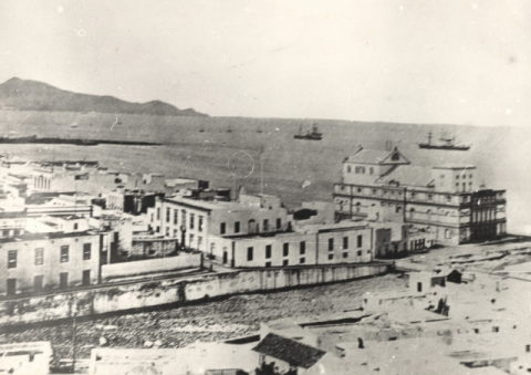 EL GUINIGUADA Y EL GALDÓS DESDE LA CATEDRAL