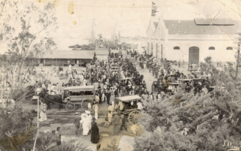RECIBIMIENTO AL MINISTRO COVIÁN EN SANTA CATALINA